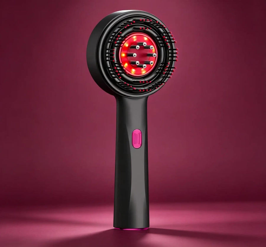Laser Therapy Hair Growth Comb – Electric Scalp Massager & Hair Oil Applicator Waterproof