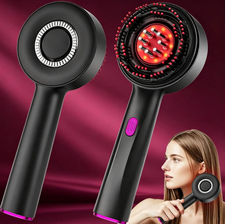 Laser Therapy Hair Growth Comb – Electric Scalp Massager & Hair Oil Applicator Waterproof